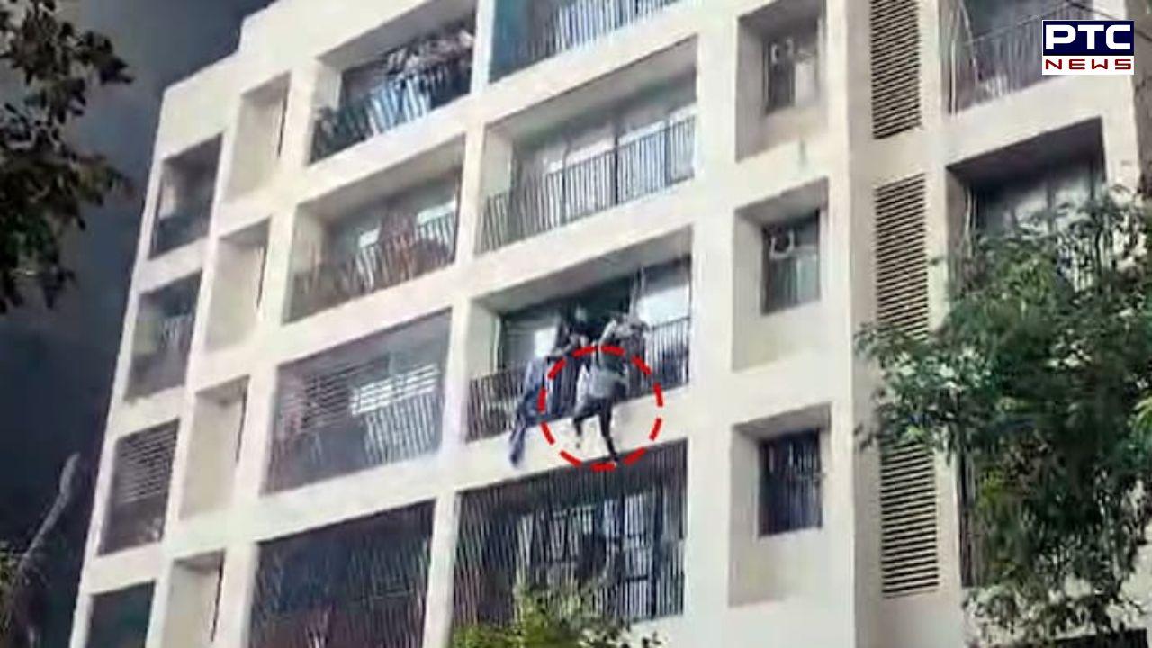 Ahmedabad plane crash: New video surfaces showing students jumping off hostel to escape crash inferno