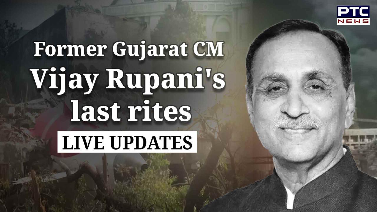 Vijay Rupani's last rites LIVE UPDATES: Former Gujarat CM's funeral to be held today with full state honours