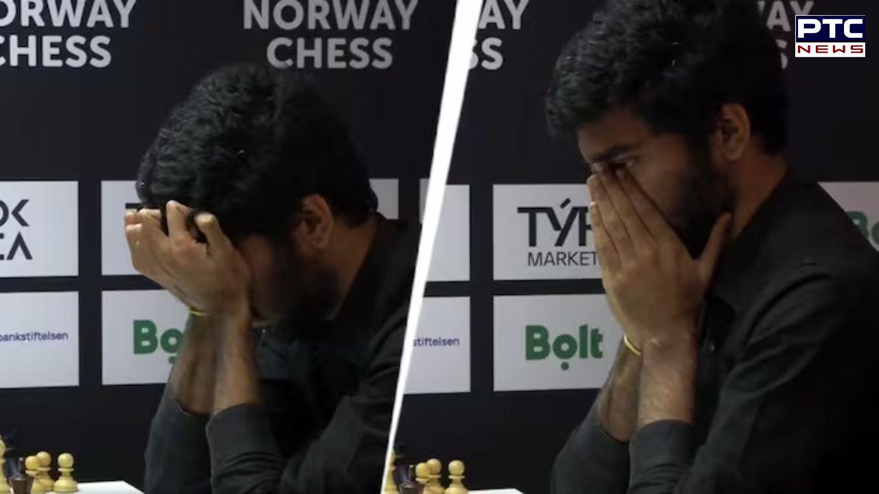 Gukesh breaks down after blunder, Carlsen wins Norway Chess title | Watch