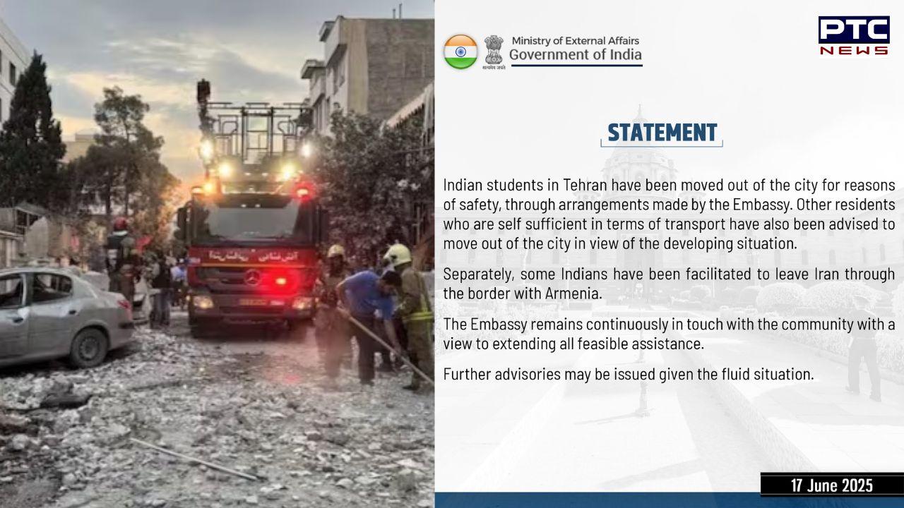 'Move out of Tehran': India issues advisory for citizens, students' evacuation underway