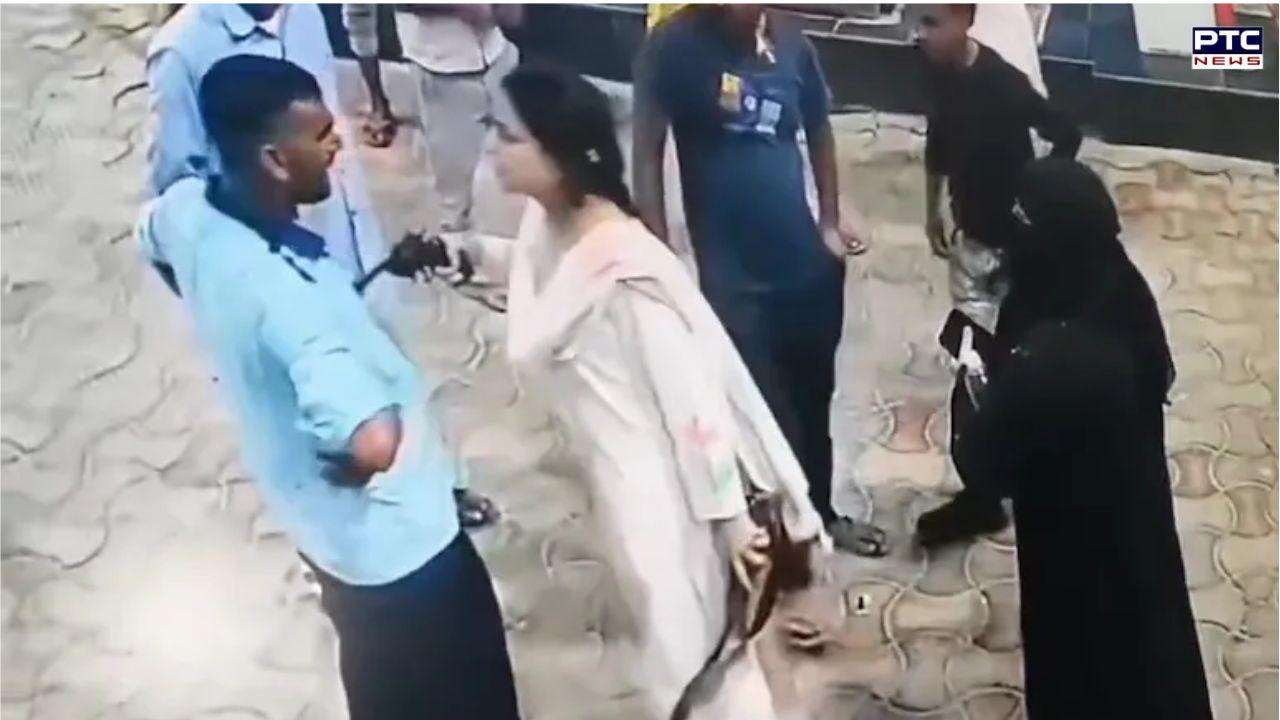 'Itni goliyaan maarungi ki...': UP woman caught on camera pointing gun at CNG station staff  in Hardoi district