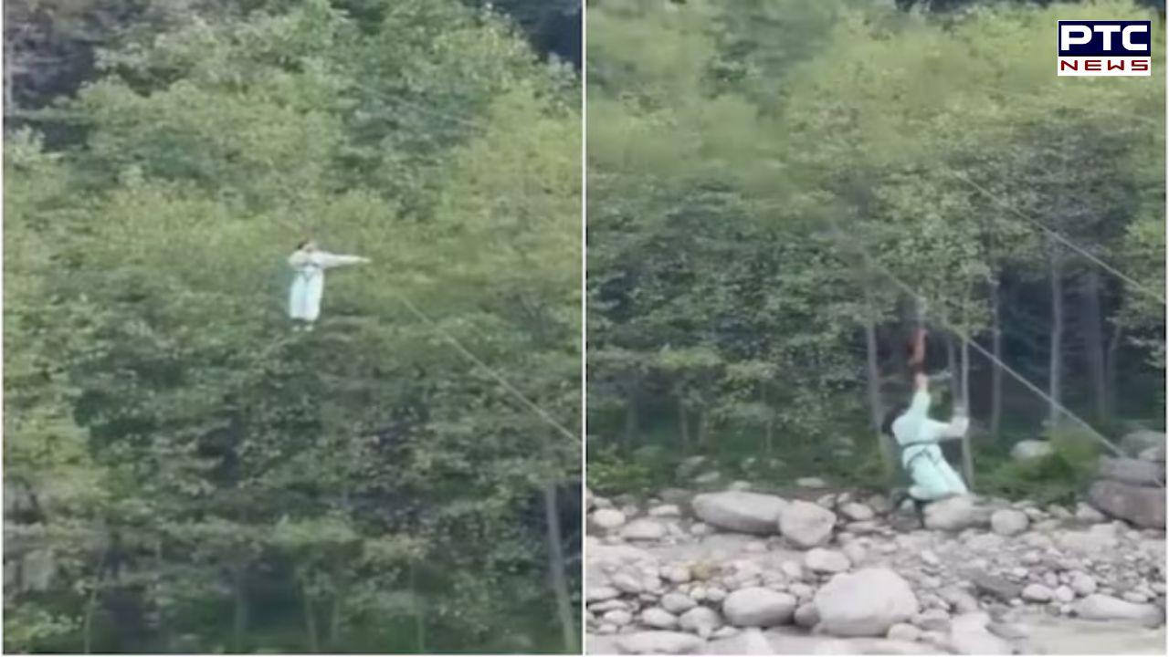 Zipline mishap: 10-year-old critically injured after zipline snapped midair in Manali