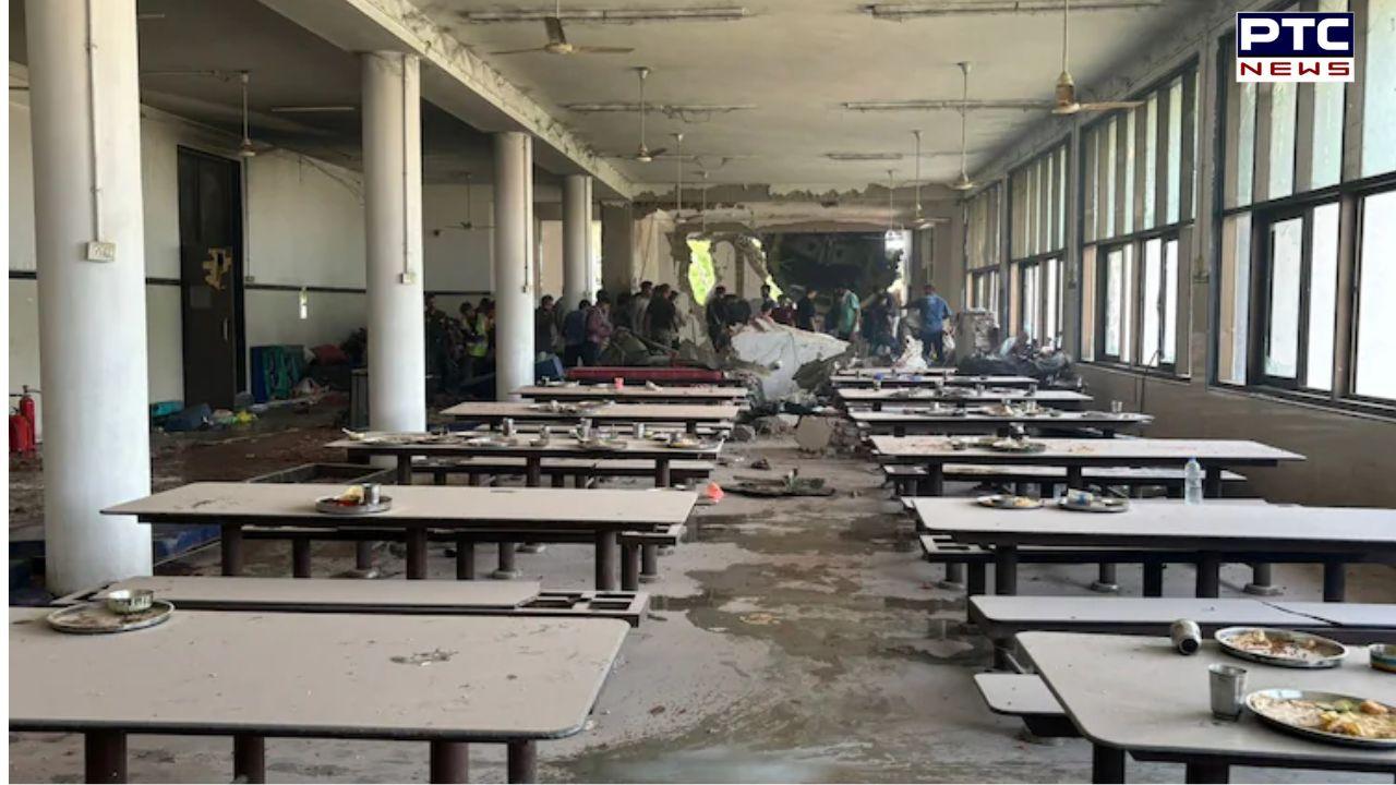 Air India plane crash: From lunch to chaos: Medical college hostel canteen wrecked in crash