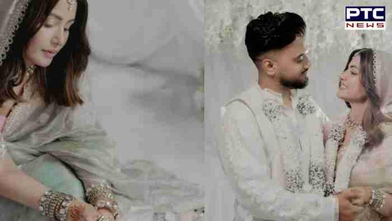 Hina Khan Got Marriage : ਕੈਂਸਰ ਨਾਲ ਜੂਝ ਰਹੀ ਹਿਨਾ ਖਾਨ ਨੇ ਆਪਣੇ ਬੁਆਏਫ੍ਰੈਂਡ ਰੌਕੀ ਨਾਲ ਕਰਵਾਇਆ ਵਿਆਹ ,ਸਾਂਝੀਆਂ ਕੀਤੀਆਂ ਤਸਵੀਰਾਂ