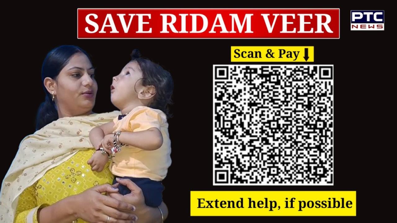 Patiala toddler Ridamveer battles rare genetic disorder; family appeals for Rs 8.5 crore lifesaving injection