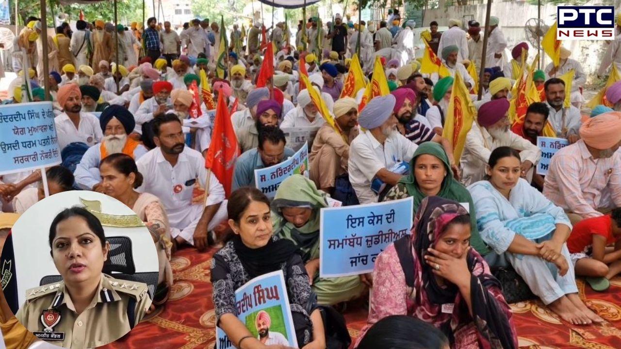 Narinderdeep Death Case : ਨਰਿੰਦਰਦੀਪ ਸਿੰਘ ਦੀ ਮੌਤ ਦੇ ਮਾਮਲੇ 'ਚ ਪਰਿਵਾਰ ਨੇ ਥਾਣੇ ਅੱਗੇ ਲਾਇਆ ਧਰਨਾ, SSP ਦਾ ਬਿਆਨ ਆਇਆ ਸਾਹਮਣੇ