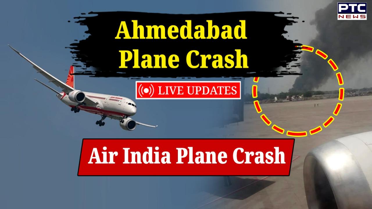 Air India flight with 242 on board crashes during takeoff at Ahmedabad airport; Gujarat ex-CM Vijay Rupani also on board