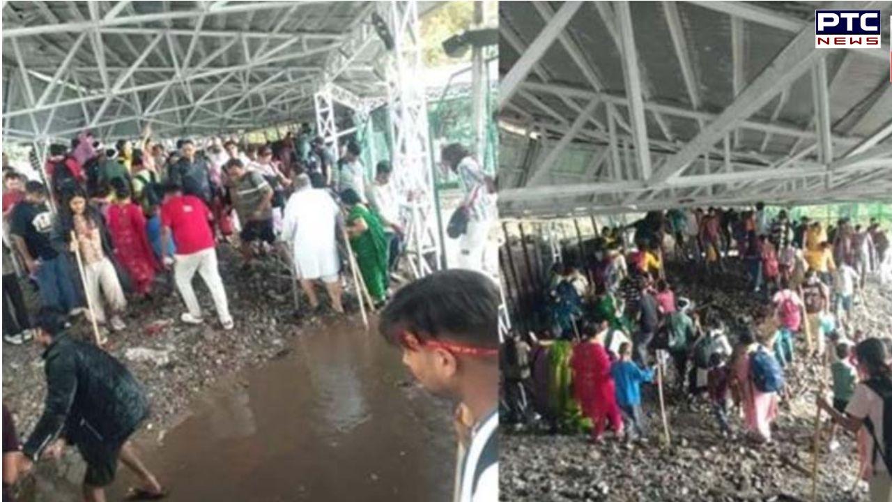 Landslide disrupts Vaishno Devi yatra route in Jammu; battery car service suspended