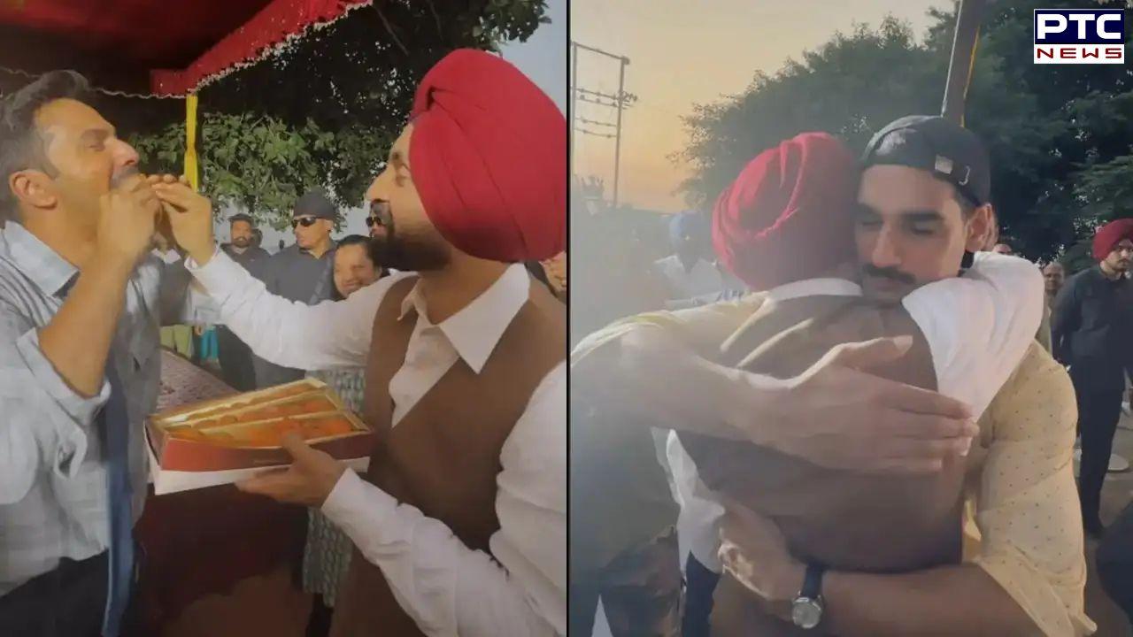It's a wrap: Diljit Dosanjh announces completion of Border 2 shoot, feeds 'laddus' on sets | Watch