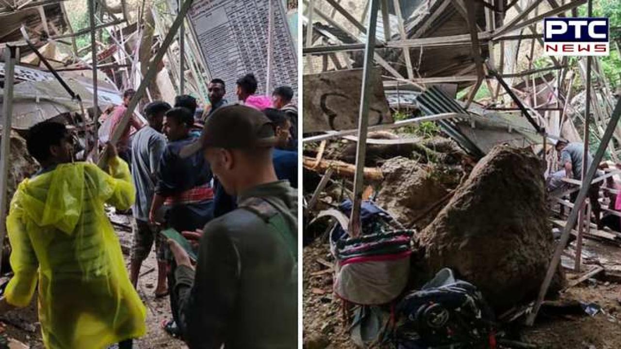 Landslide in Vaishno Devi : ਵੈਸ਼ਨੋ ਦੇਵੀ 'ਚ ਜ਼ਮੀਨ ਖਿਸਕਣ ਕਾਰਨ ਇੱਕ ਸ਼ਰਧਾਲੂ ਦੀ ਮੌਤ ,6 ਜ਼ਖਮੀ , ਕਈਆਂ ਦੇ ਫਸੇ ਹੋਣ ਦਾ ਖਦਸ਼ਾ