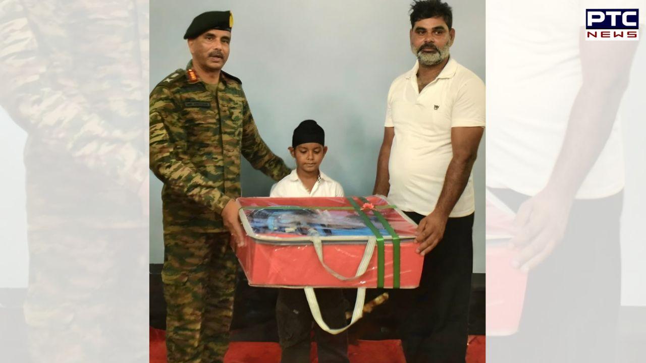 Operation Sindoor : ਫਿਰੋਜ਼ਪੁਰ ਦੇ 10 ਸਾਲਾਂ ਬੱਚੇ ਦੀ ਪੜ੍ਹਾਈ ਦਾ ਖਰਚਾ ਚੁੱਕੇਗੀ ਭਾਰਤੀ ਫੌਜ, ਅਪ੍ਰੇਸ਼ਨ ਸਿੰਧੂਰ ਦੌਰਾਨ ਕੀਤੀ ਸੀ ਜਵਾਨਾਂ ਦੀ ਸੇਵਾ