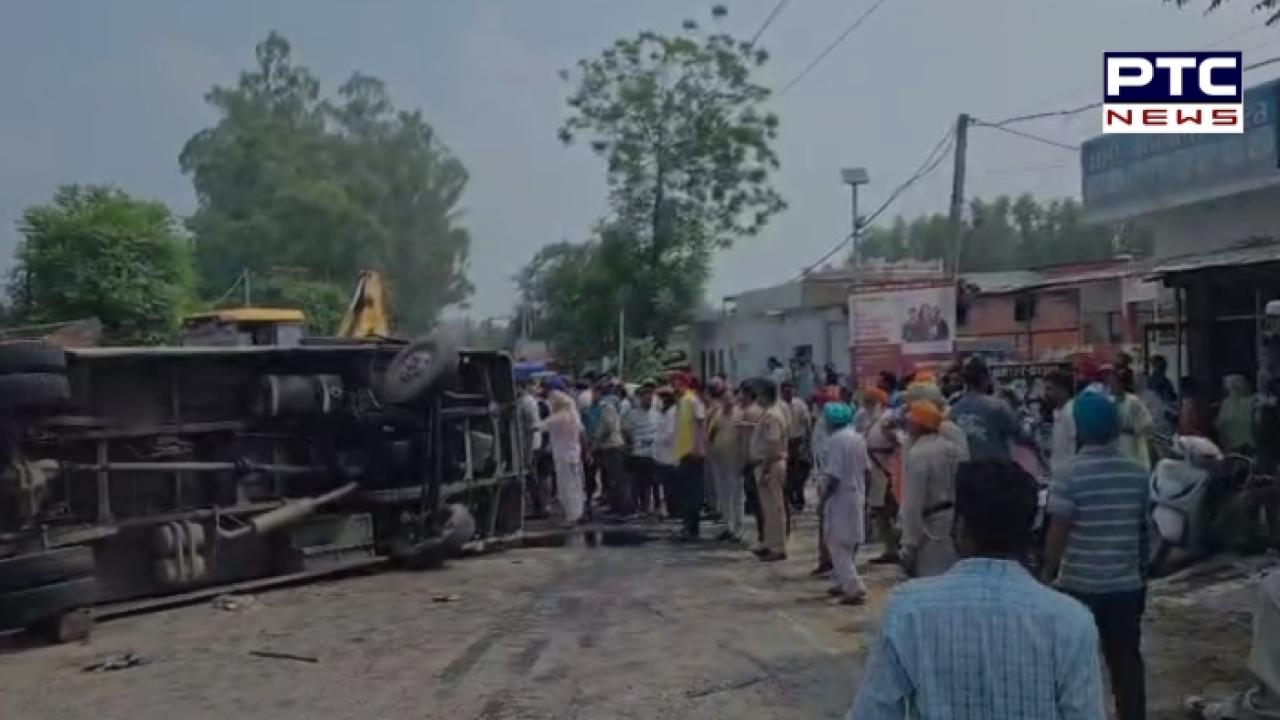 Four dead, several crticially injured in bus-car collision in Punjab's Hoshiarpur