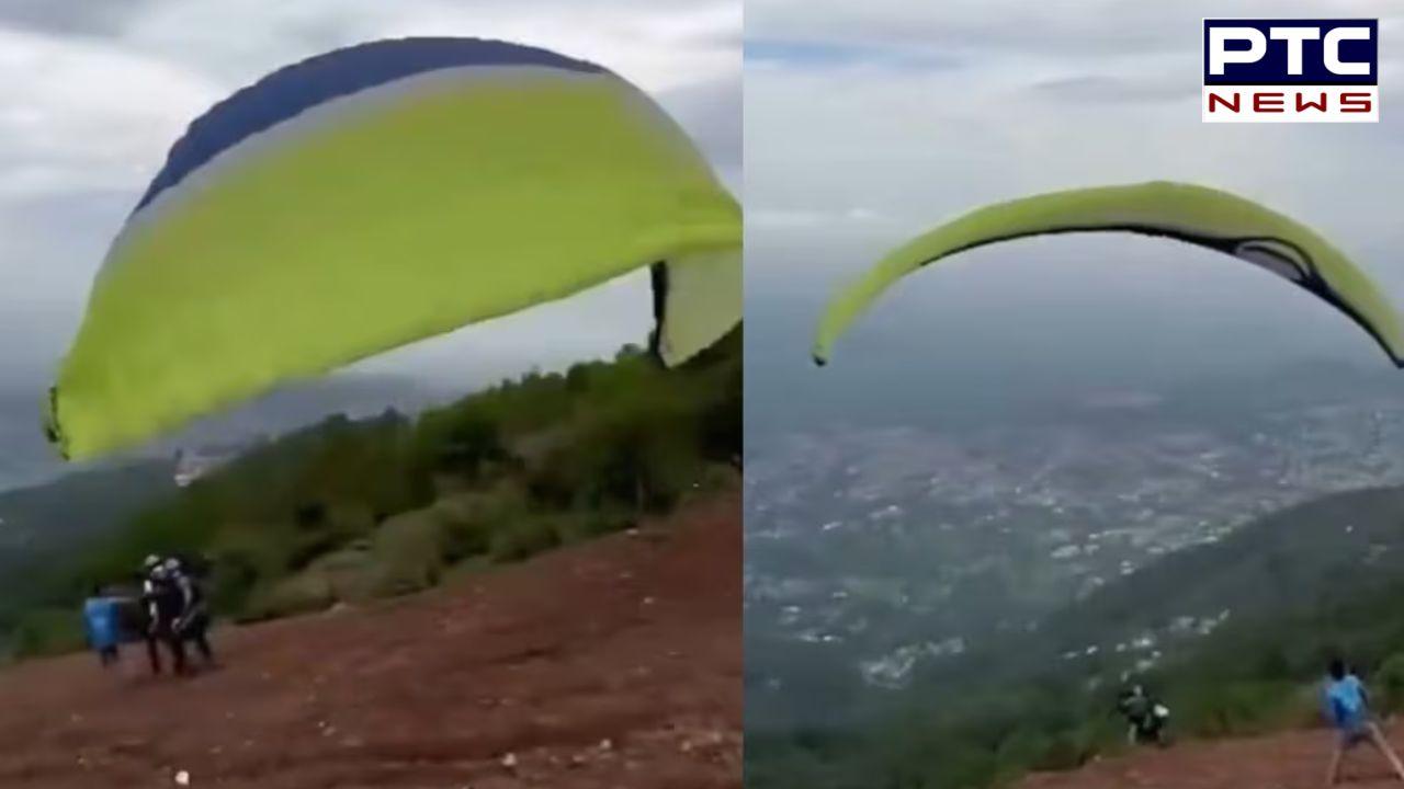 Paragliding Crash : ਹਿਮਾਚਲ ਵਿੱਚ ਪੈਰਾਗਲਾਈਡਰ ਹਾਦਸੇ ਵਿੱਚ ਗੁਜਰਾਤ ਦੇ ਸੈਲਾਨੀ ਦੀ ਦਰਦਨਾਕ ਮੌਤ, ਵੀਡੀਓ ਵਾਇਰਲ