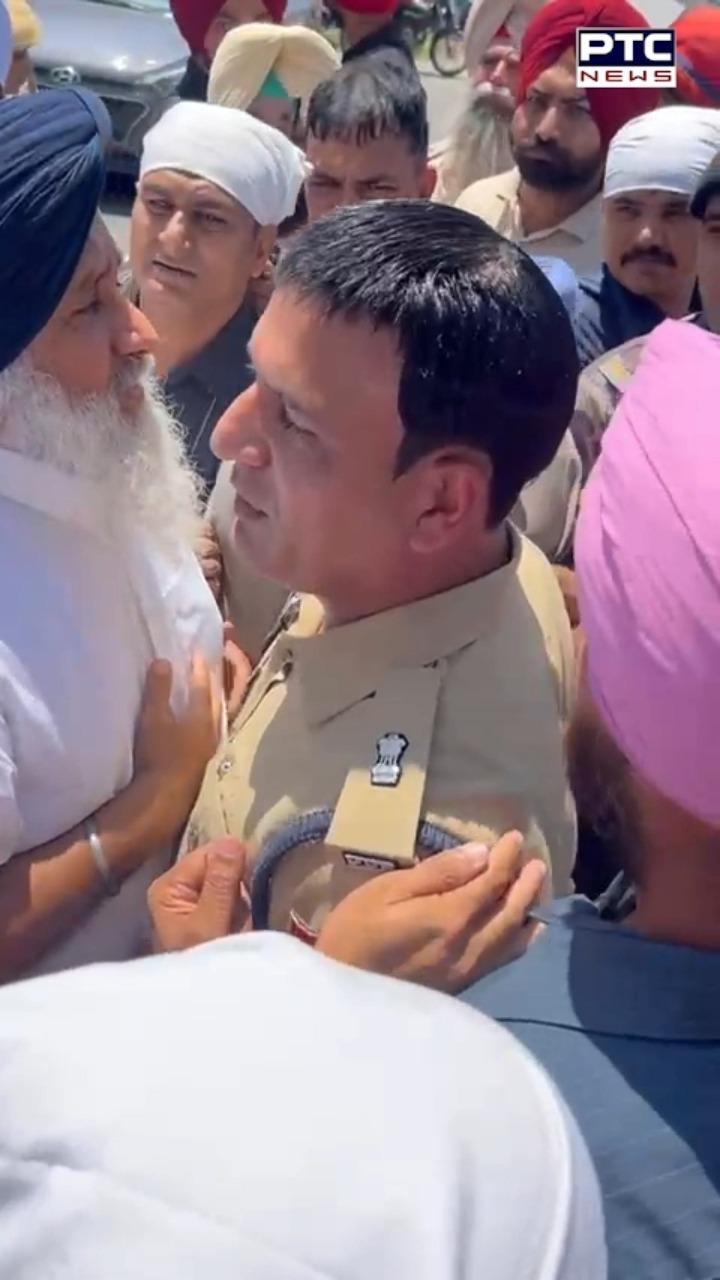 Sukhbir Singh Badal ਨੂੰ Police ਨੇ ਧੱਕੇ ਨਾਲ ਰੋਕਿਆ, ਹੋ ਗਿਆ ਹੰਗਾਮਾ