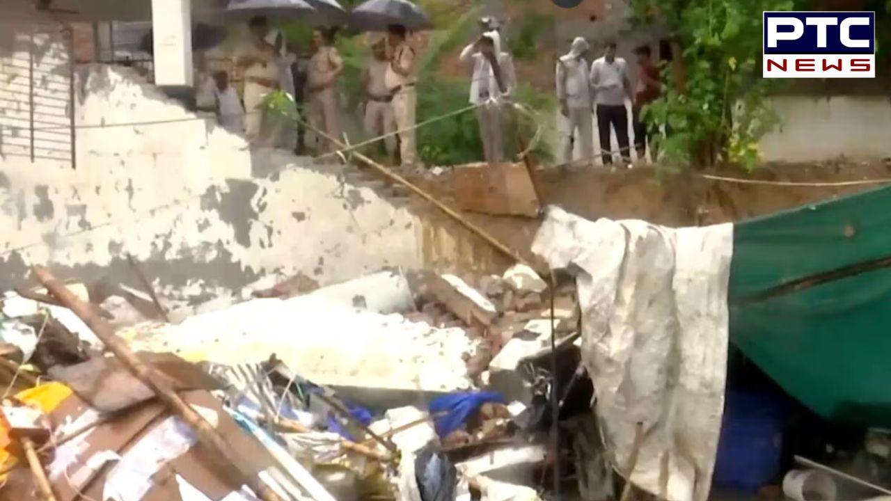 2 children among 8 killed as wall collapses in south-east Delhi amid heavy rains