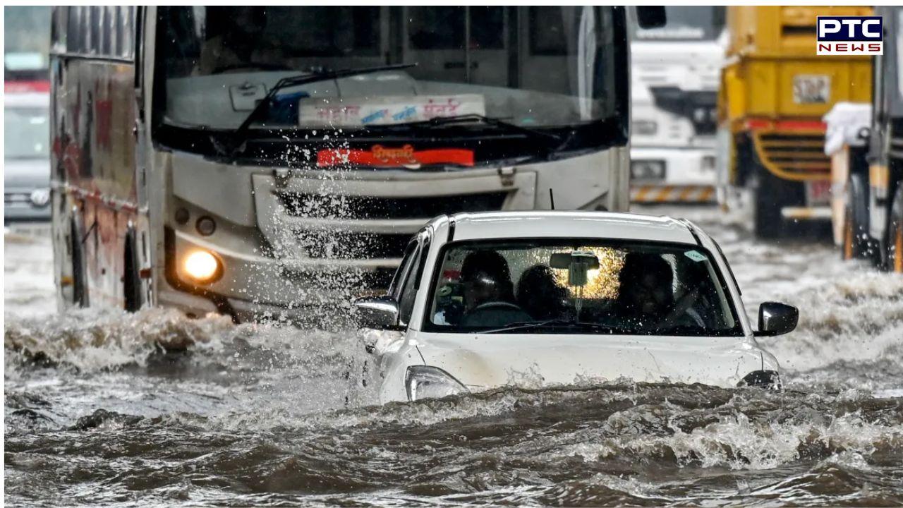 IMD issues red alert for Mumbai as heavy rains batter city; schools shut, roads choked and flights affected