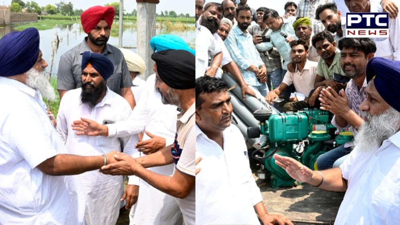 Abohar ਤੇ Balluana 'ਚ ਹੜ੍ਹਾਂ ਕਾਰਨ ਕਿੰਨੂ ਉਤਪਾਦਕਾਂ ਨੂੰ ਹੋਏ ਬਾਗਾਂ ਦੇ ਨੁਕਸਾਨ ਲਈ 1 ਲੱਖ ਰੁਪਏ ਪ੍ਰਤੀ ਏਕੜ ਮੁਆਵਜ਼ਾ ਦਿੱਤਾ ਜਾਵੇ : ਸੁਖਬੀਰ ਸਿੰਘ ਬਾਦਲ