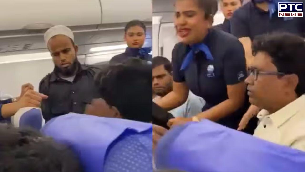 Man slaps fellow passenger having panic attack on Kolkata-bound Indigo flight, incident caught on camera