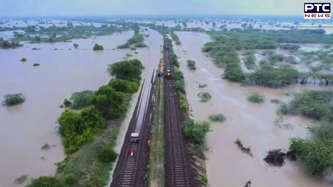 Two killed, hundreds rescued as rain triggers flash floods in Rajasthan; Army swings into action