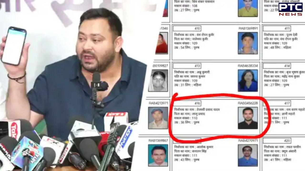 Tejaswi Yadav claims name missing from Bihar survey list, poll body fact-checks