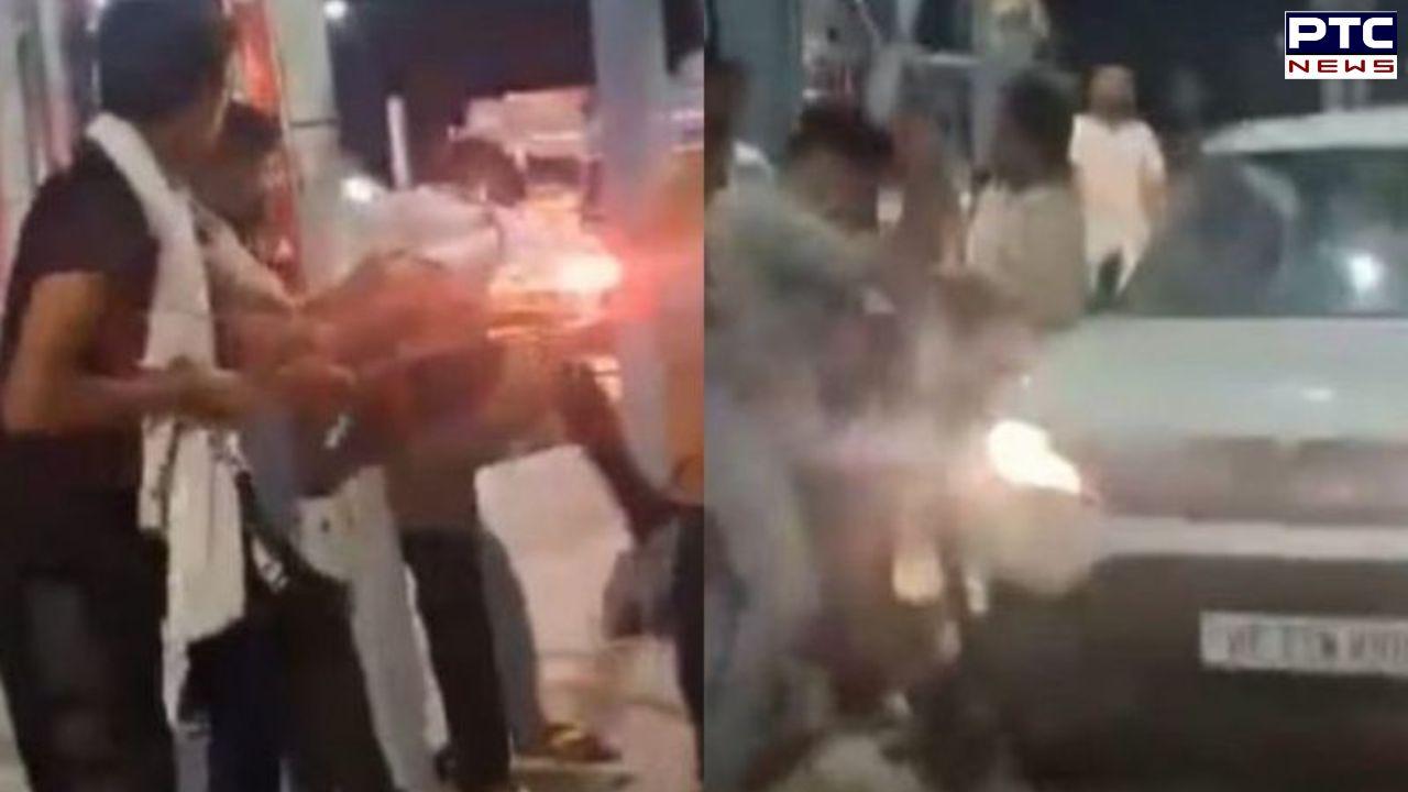 Army jawan tied to poll, brutally assaulted by Meerut toll plaza workers, 6 held