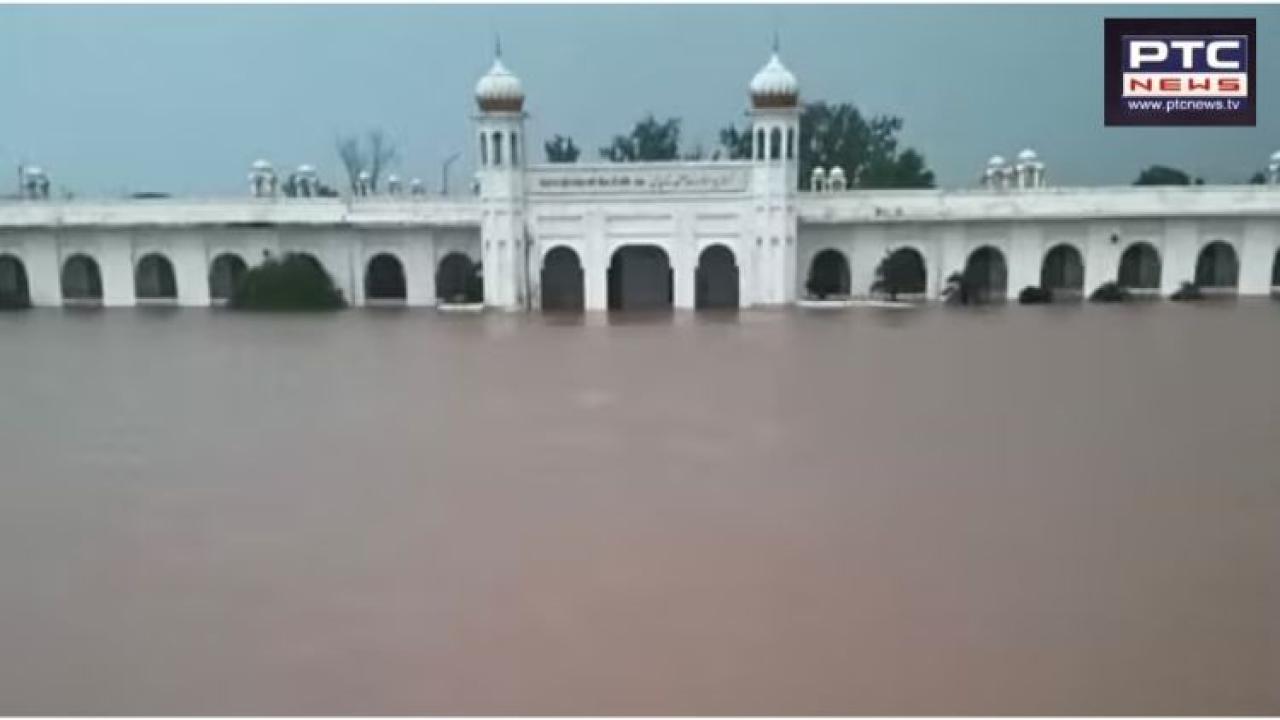 Floods submerge Gurdwara Kartarpur Sahib as heavy rains wreak havoc in Pakistan’s Punjab | Watch