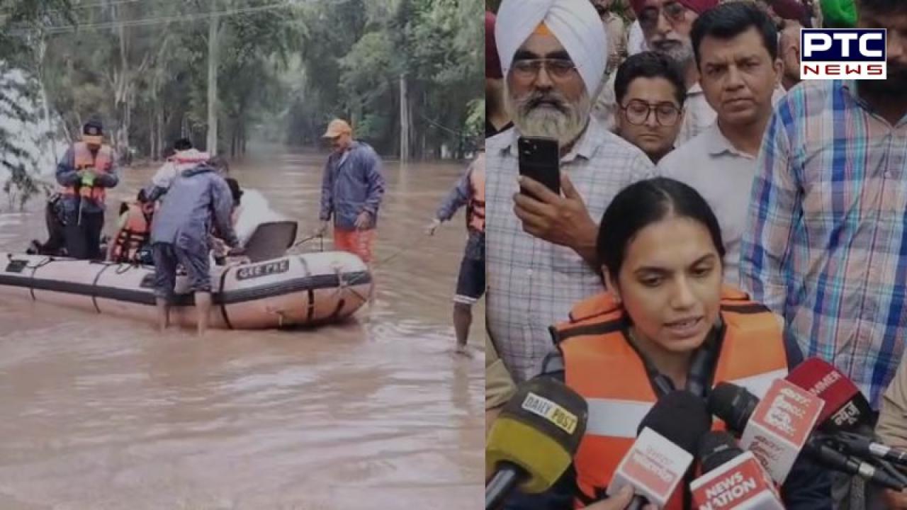 Amritsar ਦੇ ਰਮਦਾਸ ਇਲਾਕੇ 'ਚ ਬੰਨ੍ਹ ਟੁੱਟਣ ਕਾਰਨ ਪਾਣੀ 'ਚ ਡੁੱਬੇ 25 ਪਿੰਡ, ਘਰਾਂ ਤੋਂ ਬਾਹਰ ਨਹੀਂ ਨਿਕਲ ਸਕੇ ਲੋਕ