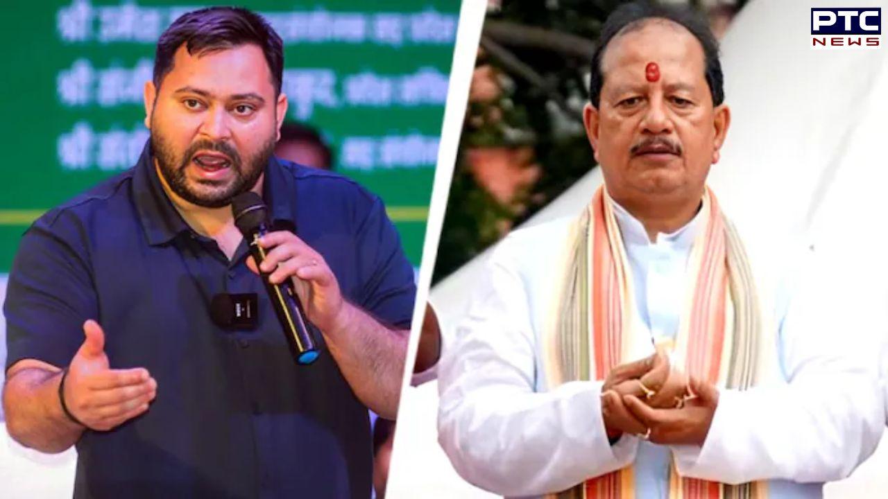 Tejasvi Yadav alleges Bihar Deputy CM has 2 voter IDs, BJP leader hits back