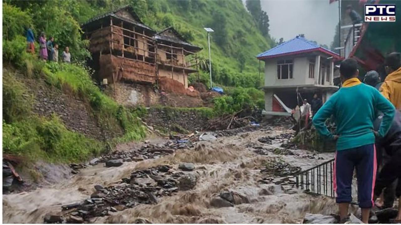 Himachal: Heavy rain triggers landslides, flooding in Mandi; many highways blocked
