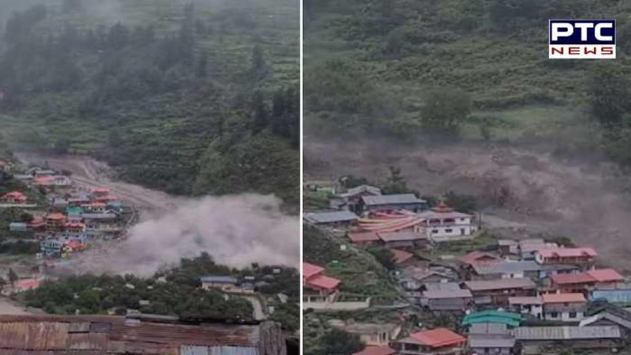 Uttarkashi landslide : ਉੱਤਰਕਾਸ਼ੀ ਦੇ ਧਾਰਲੀ 'ਚ ਫਟਿਆ ਬੱਦਲ, 4 ਲੋਕਾਂ ਦੀ ਮੌਤ ,ਕਈ ਲਾਪਤਾ ,ਕਈ ਘਰ ਹੋਏ ਤਬਾਹ