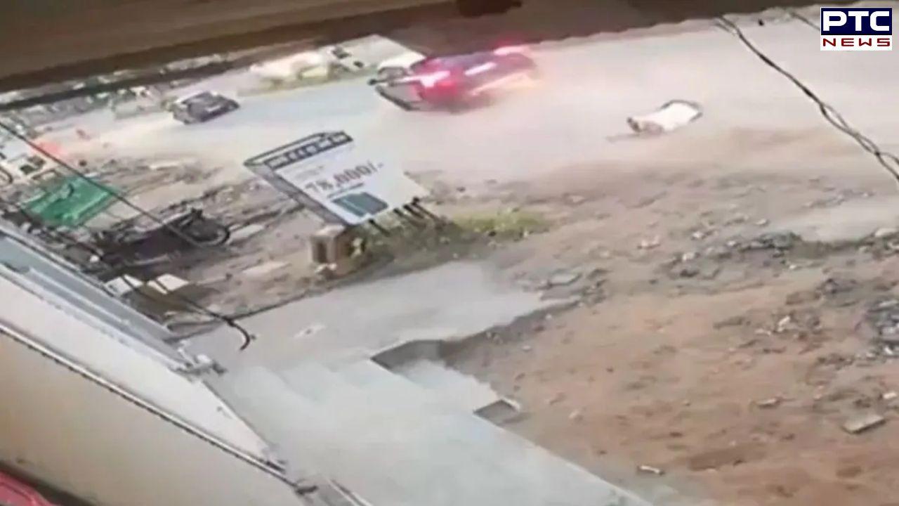 Retired Army captain dies after being run over by speeding car in Jaipur; incident caught on CCTV