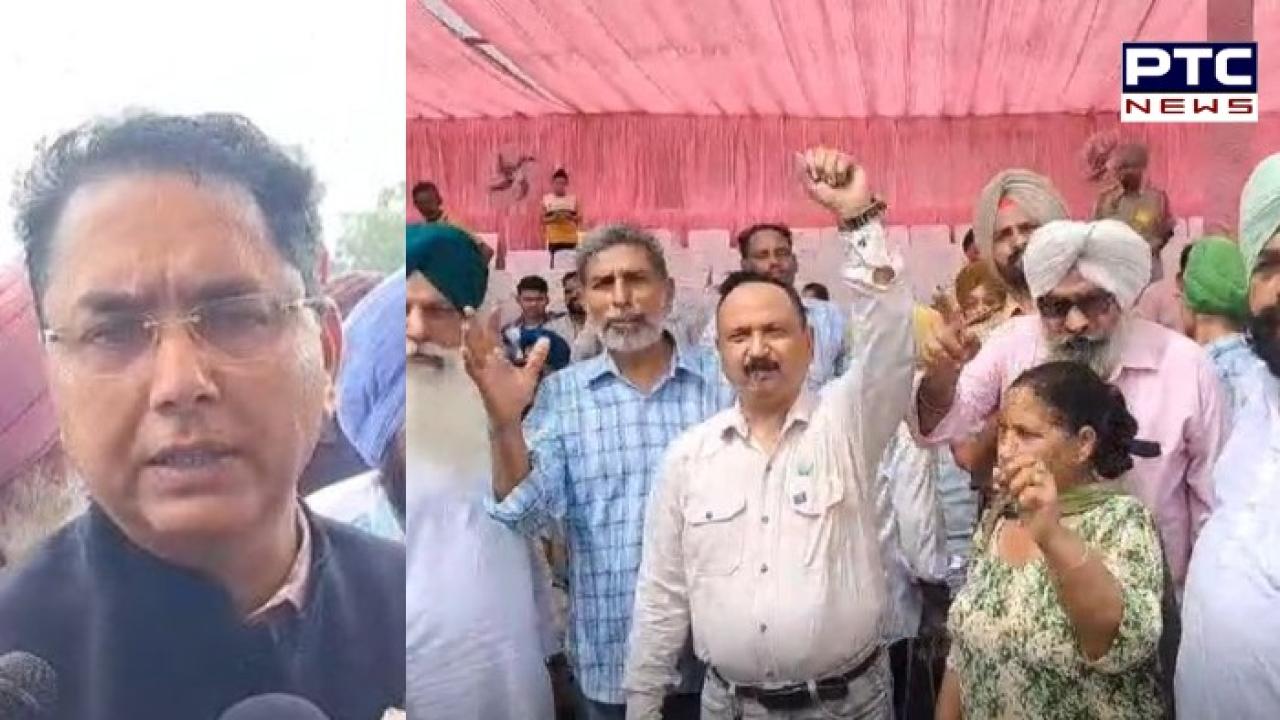 Ludhiana News : ਸ਼ਹੀਦਾਂ ਦੇ ਪਰਿਵਾਰਾਂ ਨੂੰ ਬਣਦਾ ਸਨਮਾਨ ਨਾ ਮਿਲਣ 'ਤੇ ਪਰਿਵਾਰਾਂ ਨੇ ਮੰਤਰੀ ਅਮਨ ਅਰੋੜਾ ਖਿਲਾਫ਼ ਕੀਤੀ ਨਾਅਰੇਬਾਜ਼ੀ