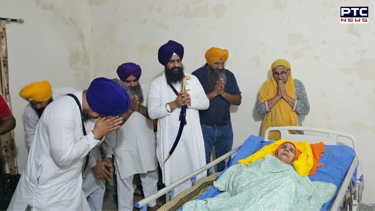 ਭਾਈ ਹਵਾਰਾ ਨੂੰ ਆਪਣੀ ਬਜ਼ੁਰਗ ਮਾਤਾ ਨਾਲ ਮਿਲਣ ਲਈ ਵਕਤੀ ਜ਼ਮਾਨਤ ਦੇਵੇ ਕੇਂਦਰ ਸਰਕਾਰ : ਜਥੇਦਾਰ ਕੁਲਦੀਪ ਸਿੰਘ ਗੜਗੱਜ