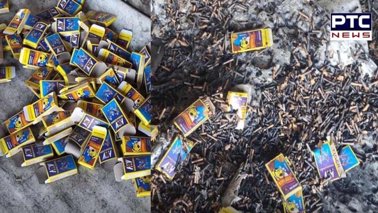 Malerkotla News : ਮੱਝਾਂ ਦੇ ਤਬੇਲੇ 'ਚ ਚੱਲ ਰਹੀ ਪਟਾਕਾ ਫੈਕਟਰੀ ਨੂੰ ਲੱਗੀ ਅੱਗ ,ਫਾਇਰ ਬ੍ਰਿਗੇਡ ਨੇ ਪਾਇਆ ਅੱਗ 'ਤੇ ਕਾਬੂ