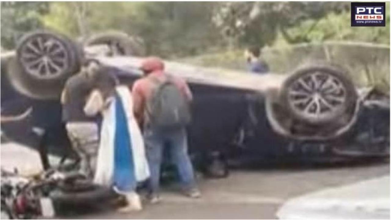 Delhi BMW crash: Video shows accused Gaganpreet being rescued from overturned car; victim Navjot Singh's kin allege evidence tampering