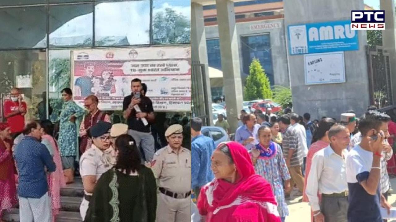 PM ਮੋਦੀ ਦੇ ਦੌਰੇ ਦੌਰਾਨ ਹਿਮਾਚਲ ਦੇ 2 ਹਸਪਤਾਲਾਂ ਨੂੰ ਬੰਬ ਨਾਲ ਉਡਾਉਣ ਦੀ ਮਿਲੀ ਧਮਕੀ , ਮਰੀਜ਼ਾਂ ਅਤੇ ਸਟਾਫ ਨੂੰ ਕੱਢਿਆ ਬਾਹਰ