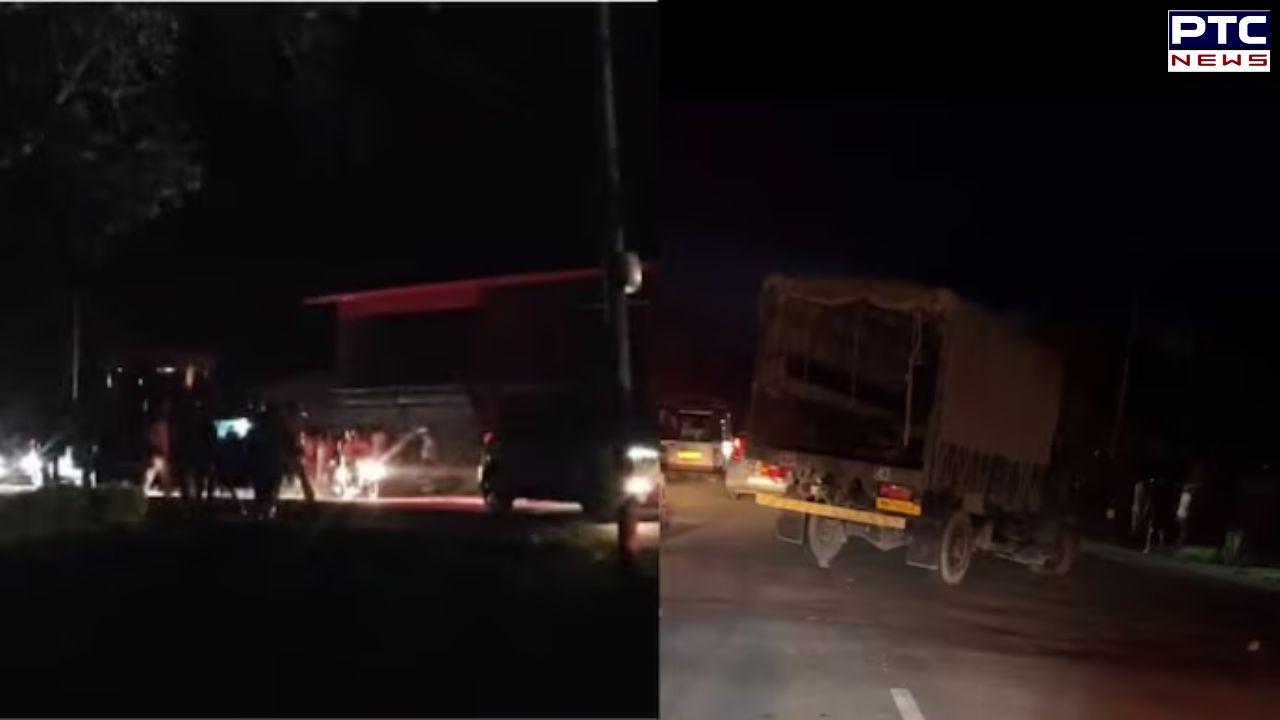 Two soldiers killed after firing on Assam Rifles convoy in Manipur