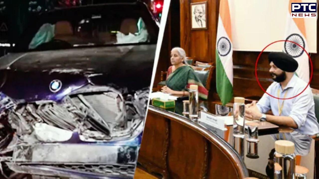 Woman driver of BMW arrested after crash kills Finance Ministry official, critically injures wife