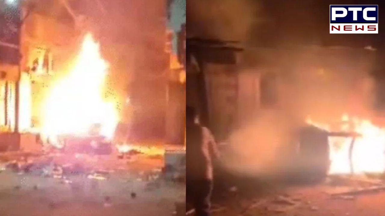 Violent lashes Garba Celebrations : ਗਰਬਾ ਸਮਾਰੋਹ ਦੌਰਾਨ ਦੋ ਭਾਈਚਾਰਿਆਂ ਵਿਚਕਾਰ ਹੋਈਆਂ ਹਿੰਸਕ ਝੜਪਾਂ; ਪੱਥਰਬਾਜ਼ੀ ਅਤੇ ਕੀਤੀ ਅੱਗਜ਼ਨੀ