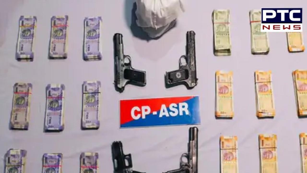 Amritsar ਪੁਲਿਸ ਨੇ ਸਰਹੱਦ ਪਾਰ ਤਸਕਰੀ ਕਰਨ ਵਾਲੇ ਗਿਰੋਹ ਨੂੰ ਫੜਿਆ, ਹਥਿਆਰਾਂ -ਹੈਰੋਇਨ ਸਮੇਤ 3 ਤਸਕਰ ਕਾਬੂ