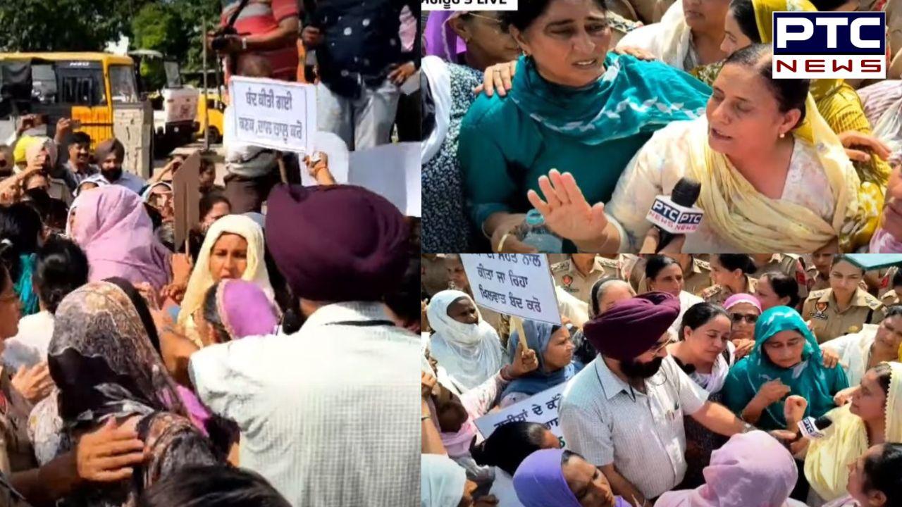 Shiromani Akali Dal ਮਹਿਲਾ ਵਿੰਗ ਵੱਲੋਂ ਸੀਐੱਮ ਭਗਵੰਤ ਮਾਨ ਖਿਲਾਫ ਹੱਲਾ ਬੋਲ, ਦਿੱਤੀ ਚਿਤਾਵਨੀ