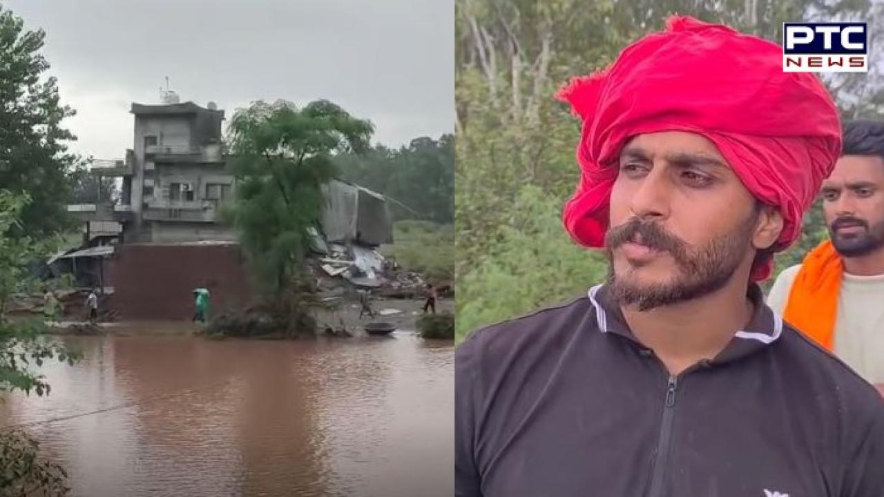 Amritsar ਦੇ ਪਿੰਡ ਘੋਨੇਵਾਲ 'ਚ ਡੇਢ ਕਰੋੜ ਦਾ ਆਲੀਸ਼ਾਨ ਘਰ ਰਾਵੀ ਦਰਿਆ ਨੇ ਕੀਤਾ ਤਬਾਹ