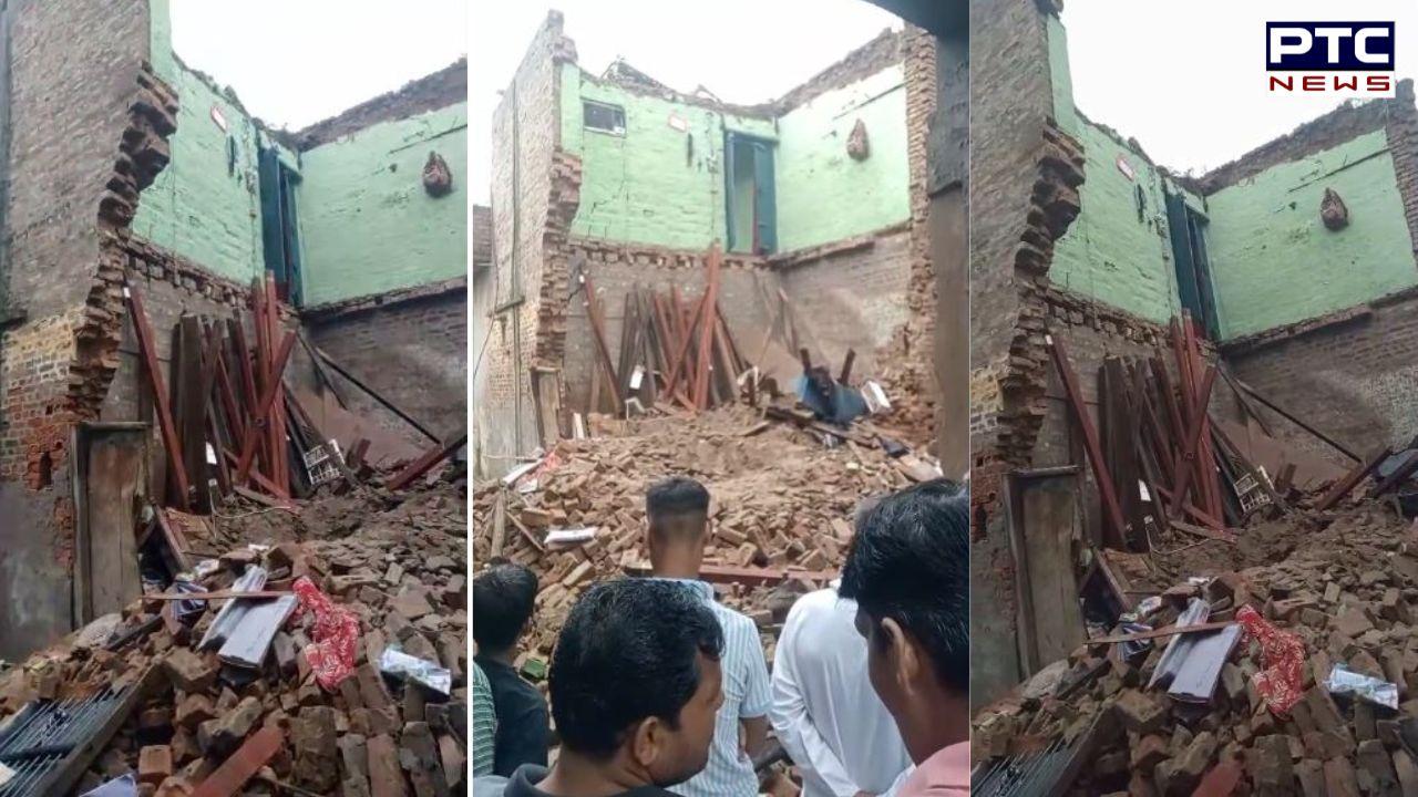 Heavy Rain in Jind : ਭਾਰੀ ਮੀਂਹ ਦਾ ਕਹਿਰ, ਦੋ ਮੰਜ਼ਿਲਾ ਘਰ ਦੀ ਡਿੱਗੀ ਕੰਧ, ਇੱਕ ਔਰਤ ਦੀ ਮੌਤ, 5 ਪਰਿਵਾਰਕ ਮੈਂਬਰ ਦੱਬੇ