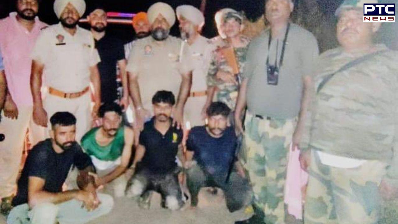 Heroine worth Rs 80 crore smuggled into Punjab from Pakistan seized near Gurdaspur border, 4 arrested