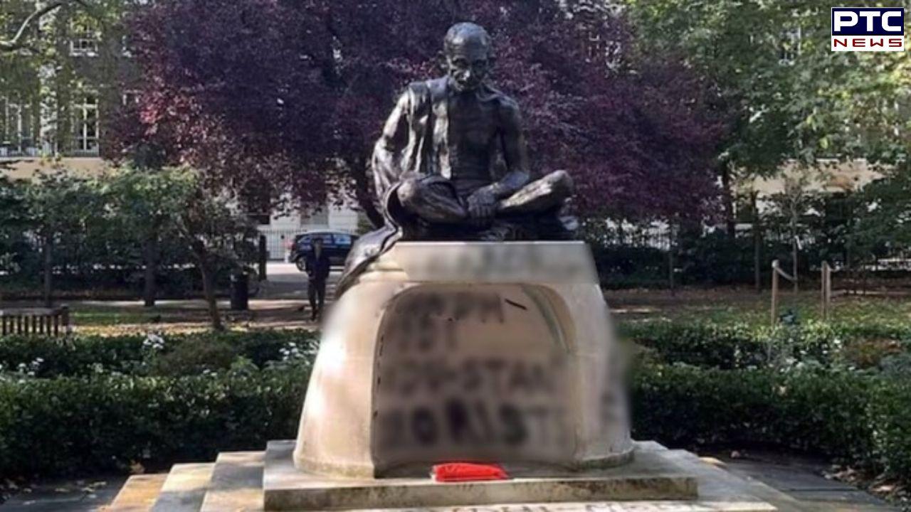 Gandhi statue near London University vandalised, India responds