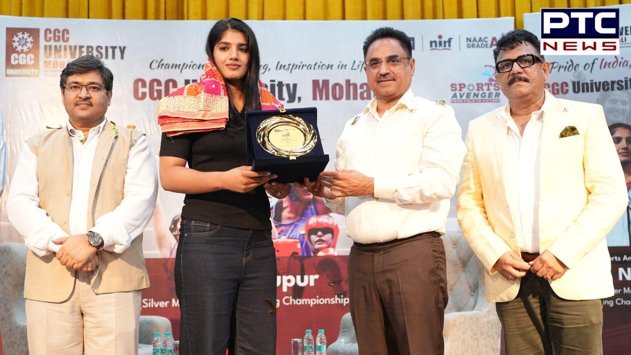 CGC University Mohali ਨੇ ਅਧਿਕਾਰਕ ਤੌਰ ‘ਤੇ ਬਾਕਸਿੰਗ ਚੈਂਪਿਅਨ ਨੁਪੁਰ ਨੂੰ ਆਪਣੇ ਬ੍ਰਾਂਡ ਅੰਬੈਸਡਰ ਵਜੋਂ ਕੀਤਾ ਲਾਂਚ