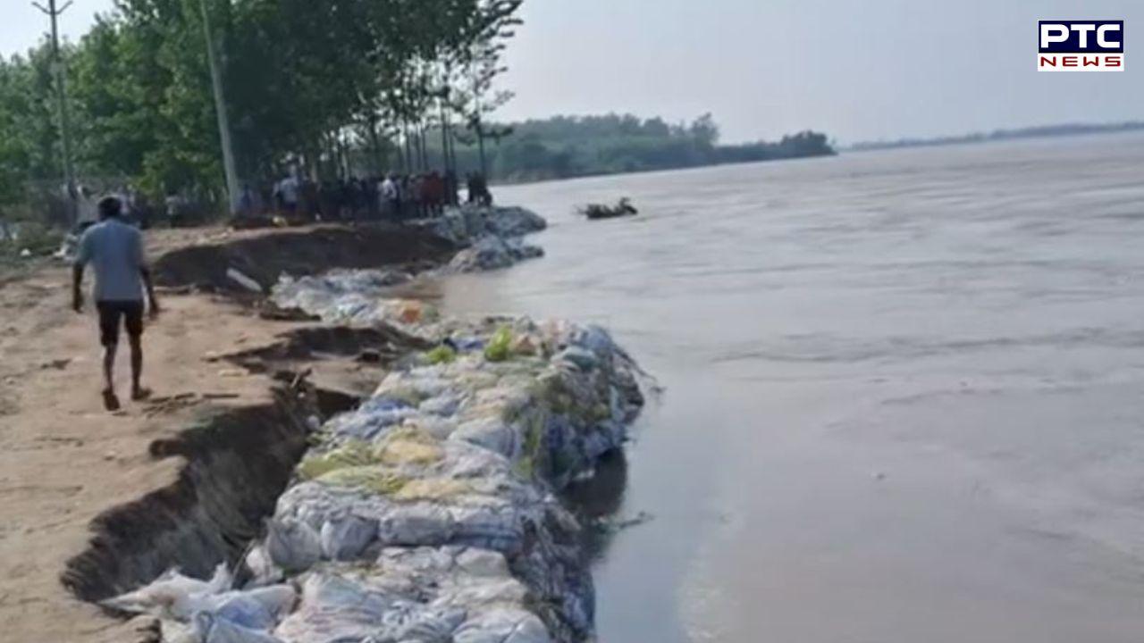 Sutlej river threat looms large at Sasrali embankment, Ludhiana DC seeks Army assistance