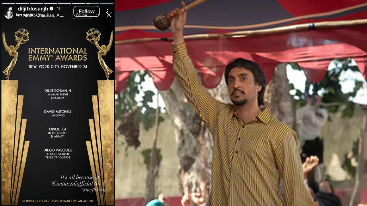 International Emmy Awards 2025 : ਦਿਲਜੀਤ ਦੋਸਾਂਝ ਨੇ ਖੱਟਿਆ ਇੱਕ ਹੋਰ ਨਾਮਣਾ, ਫਿਲਮ 'ਚਮਕੀਲਾ' 'ਚ ਬੈਸਟ ਐਕਟਰ ਵੱਜੋਂ ਨਾਮਜ਼ਦ