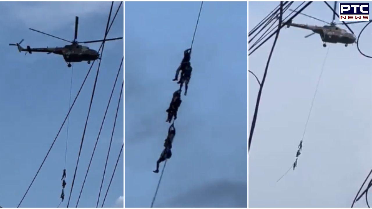 Nepal shocker: Ministers, family cling to helicopter rope to flee country as tensions escalate