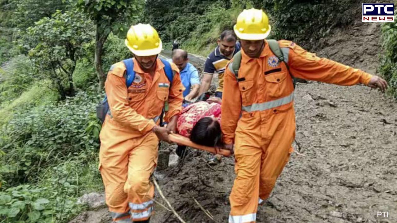Two killed, several feared trapped as landslide hits Uttarakhand's Chamoli district